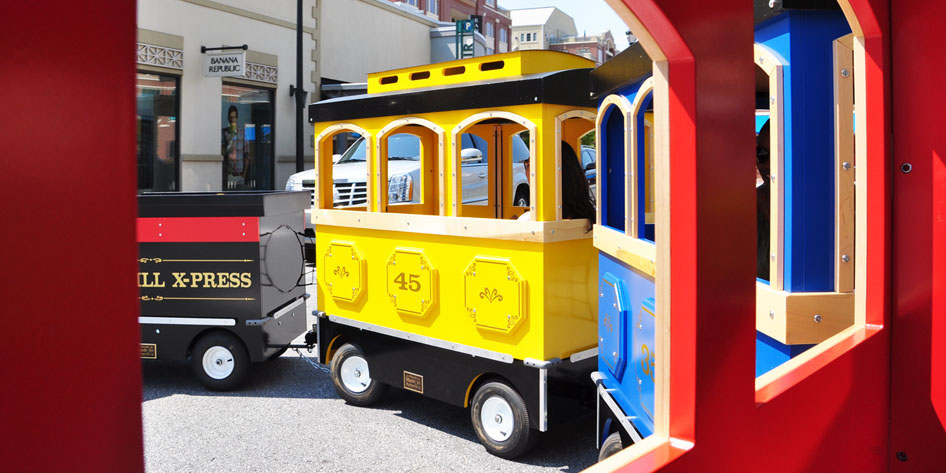 Trackless Train Kiddie Carnival Ride Rental Chicago IL