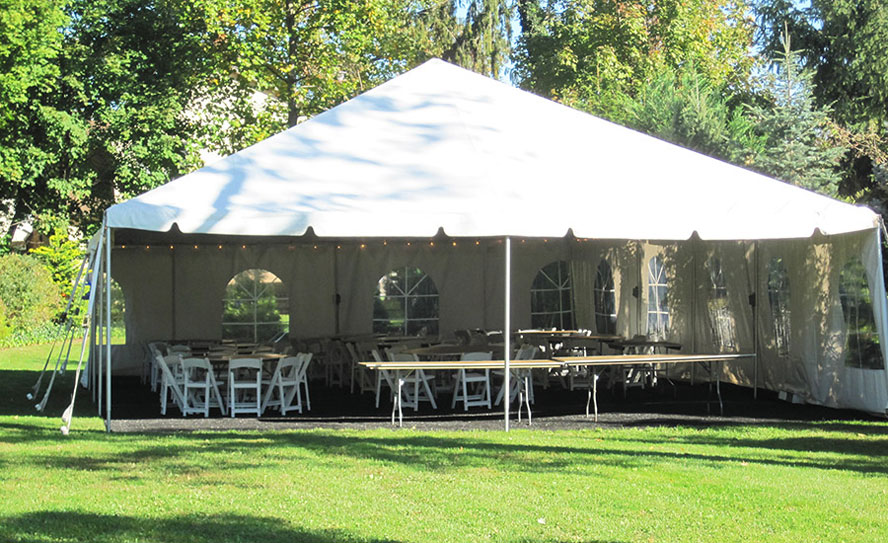 Tent with walls outlet rental