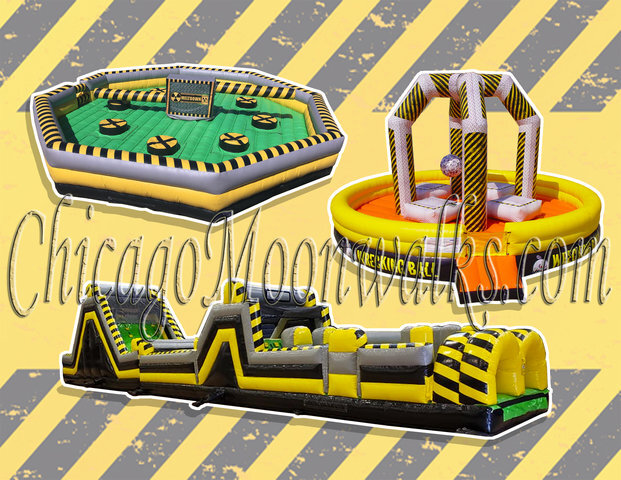 Toxic Meltdown Wrecking Ball Obstacle Course Rental Chicago IL