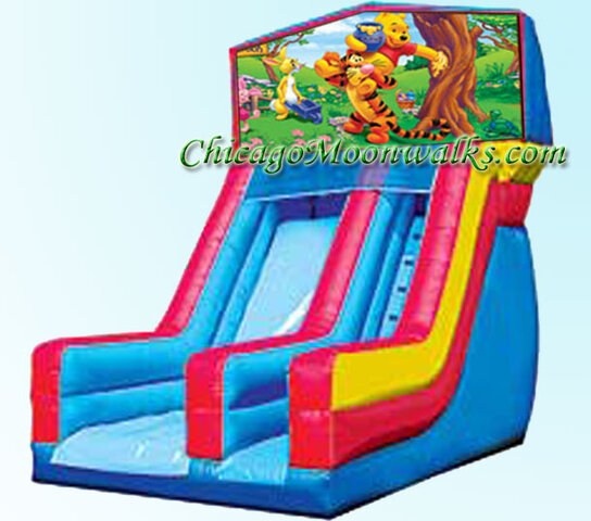 Winnie The Pooh Slide Inflatable Rental Chicago Illinois Bounce House Moonwalks