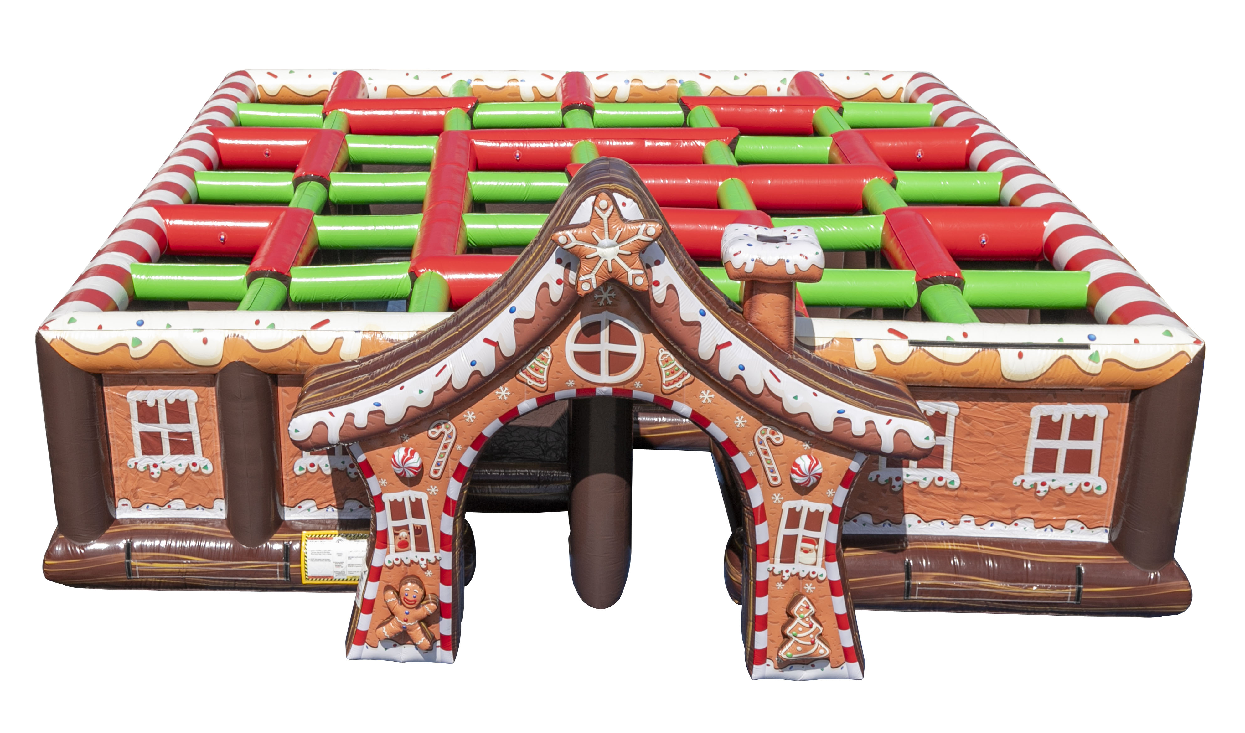 Holiday Gingerbread Maze Inflatable Rental Chicago