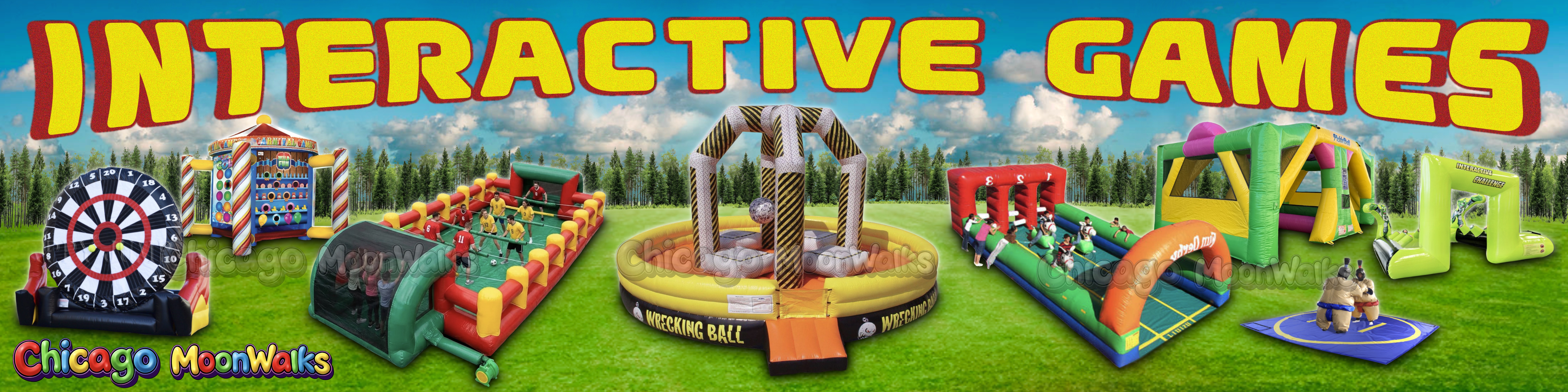 Chicago Moonwalks Interactive Inflatable Game Rentals