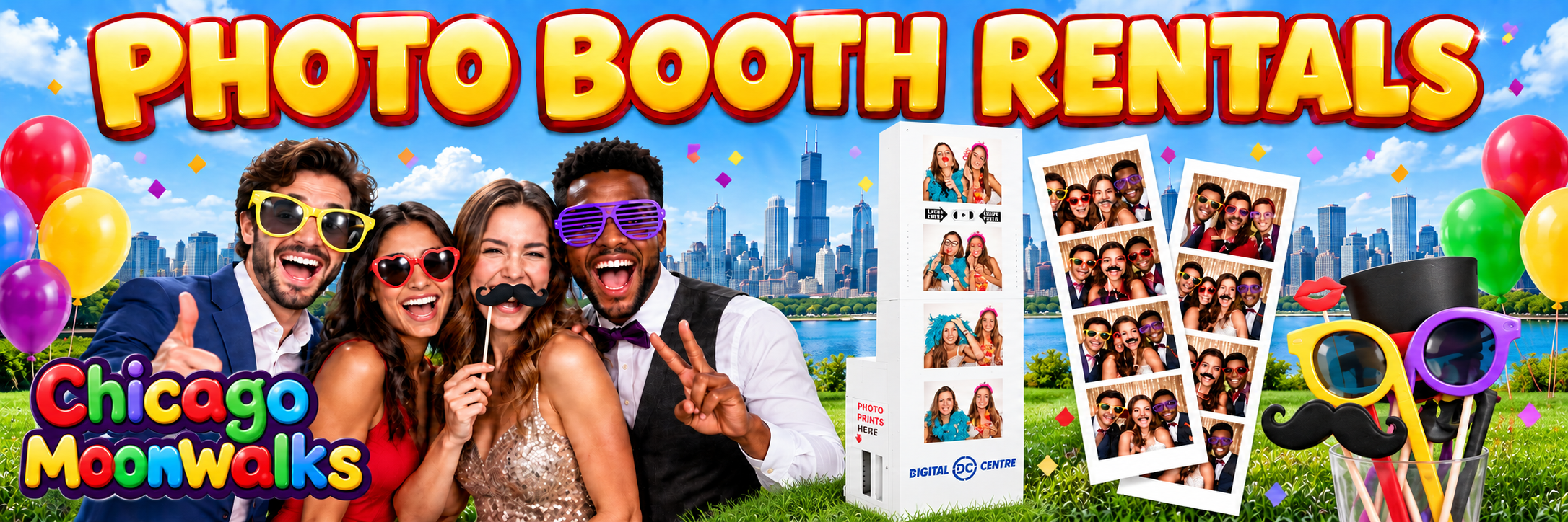 Chicago Moonwalks Photo Booth Rentals in Chicago