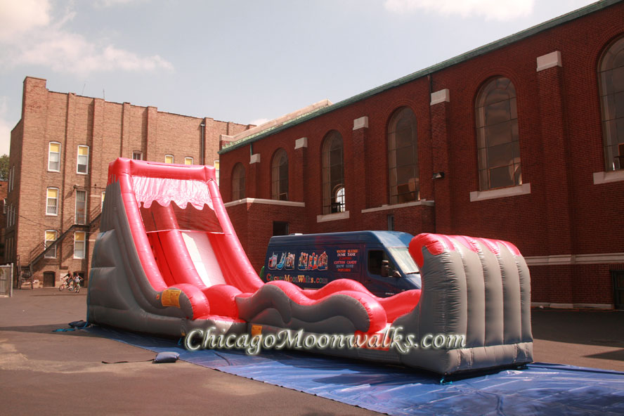 Volcano Water Slide Inflatable Rental Chicago