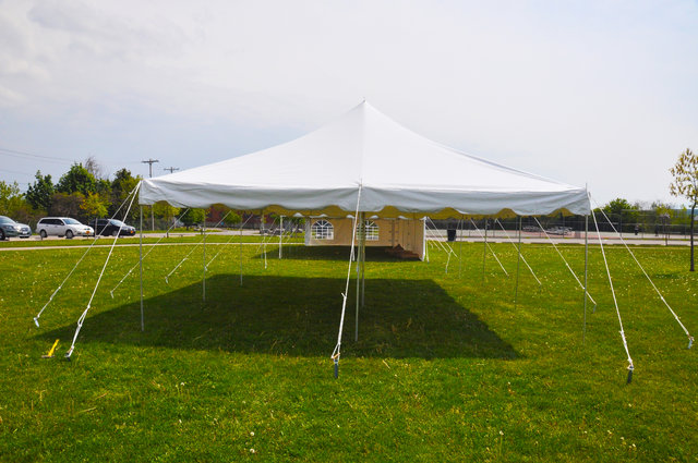 Traditional Frame Tent Rental 20x20 No side walls