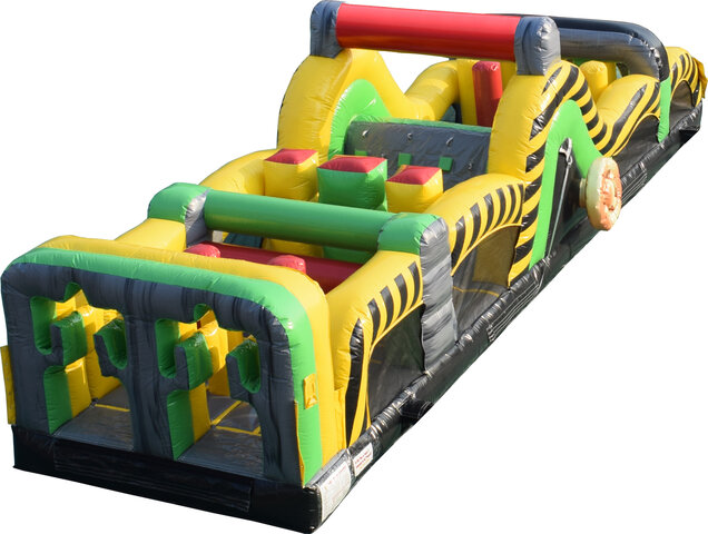 Caustic Inflatable Slide Obstacle Course 40  
