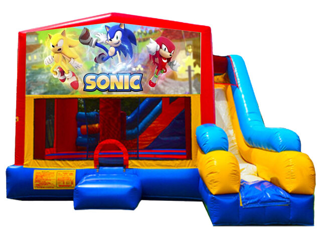 7-in-1 Sonic The Hedgehog Combo Bounce House