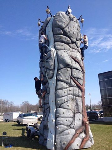 25 ft Alpine Rock Climbing Wall Rental 5 Climber