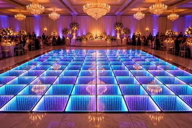 Infinity LED Dance Floor Rental Chicago
