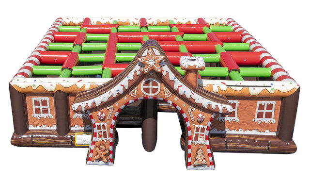 Holiday Gingerbread Maze Inflatable