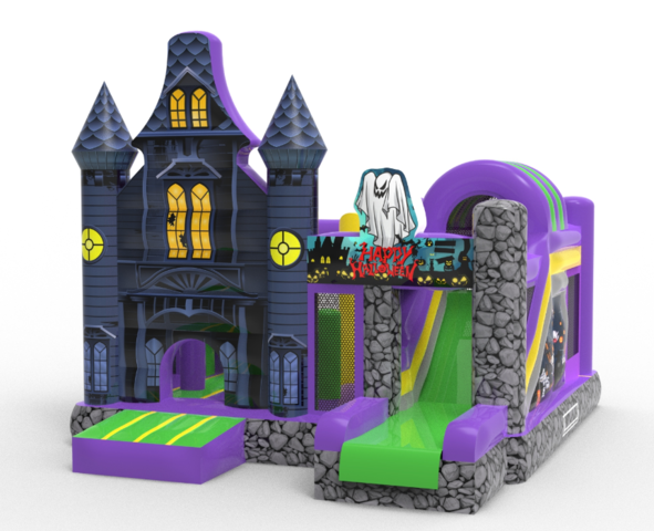 Halloween Haunted Mansion Combo Bounce House