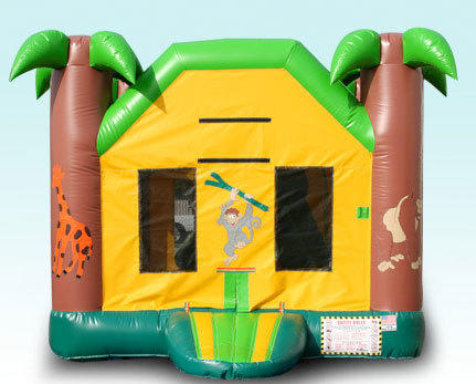 Jungle 5-in-1 Mini Combo Bounce House