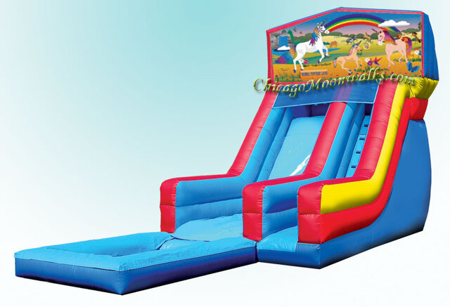 Unicorn Fantasy Waterslide with Pool