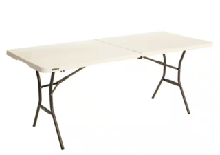 Lifetime Table Rental 6ft Almond
