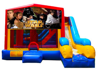 7-in-1 Star Wars Combo Bounce House