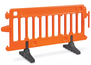 Orange Safety Crowd Control Barricade