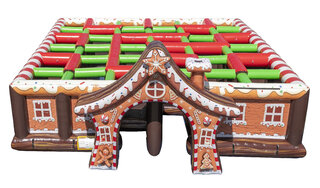 Holiday Gingerbread Maze Inflatable