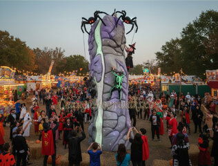 Halloween 25 ft Rock Climbing Wall Rental 3 Climber