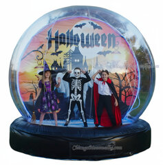 Spooktastic Halloween Photo Globe