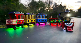 Halloween Trackless Train Rental