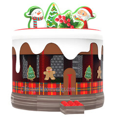 Holiday Cake Bounce House Deluxe