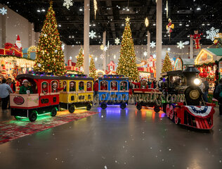 Holiday Trackless Train Rental