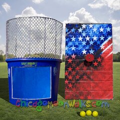 500 Gallon Dunk Tank American Flag Patriotic