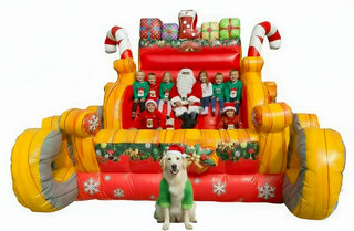 Santas Magical Sleigh Inflatable Ride