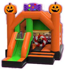 Halloween Sweet Candy Bounce House Combo