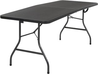 Black Folding Table Rental 6ft