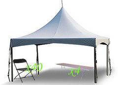 High Peak Frame Tent 20x20 Tables and Chair Package