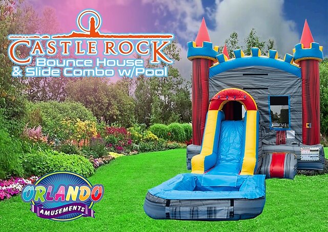 Mini Bounce House Wil slide and pool For toddlers and juniors