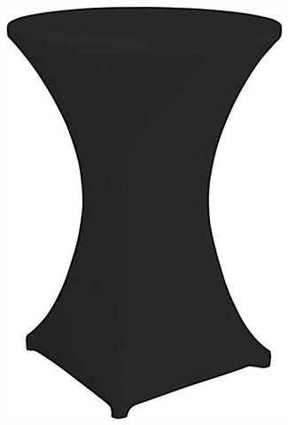 Cocktail Table Linen - Black Spandex