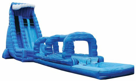Inflatable water slide for a fun event by Orlando Amusements