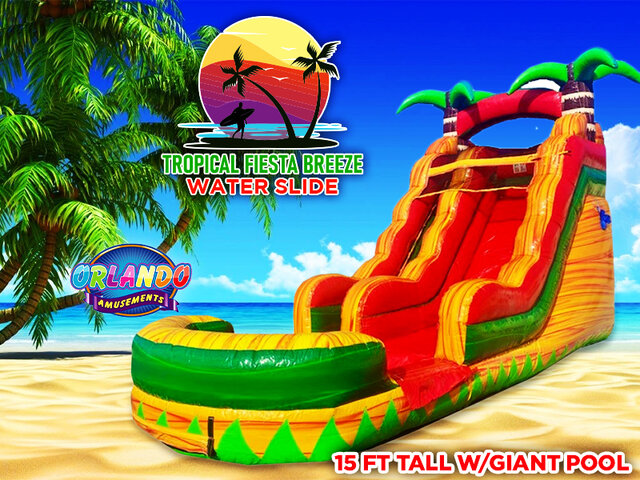 Tropical Fiesta Breeze Water Slide