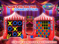 Tic Tac Toe & Connect Four Game Rentals