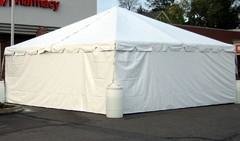 20' X 7' Solid Tent Side For Pole Tent