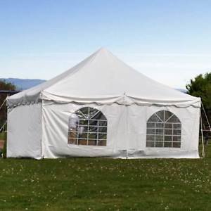 20' X 7' Cathedral Window Tent Side For Pole Tent