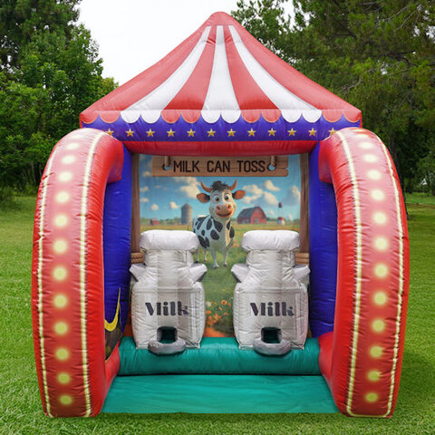 Milk Can Toss