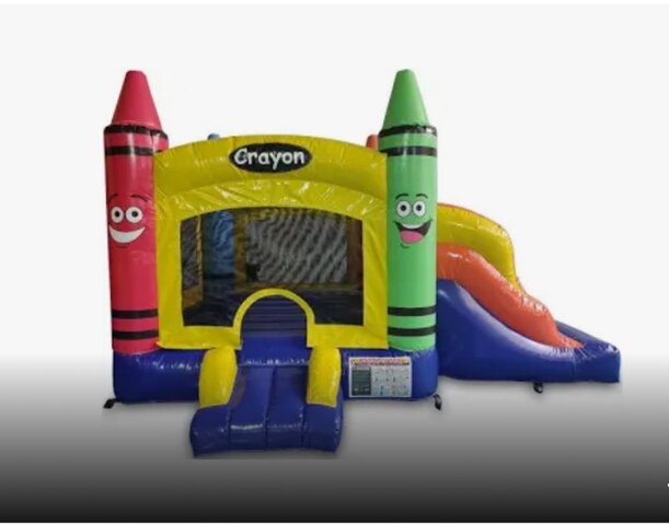 Mini Crayon Toddler Bounce House