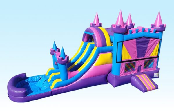 Purple Paradise Bounce House and Water Slide 