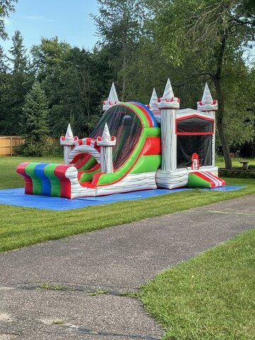 Grey Castle Bounce and Slide