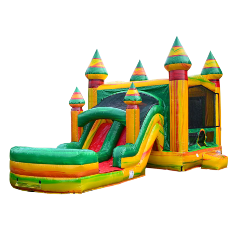 Fiesta Fire Bounce and Double Lane Slide Wet or Dry