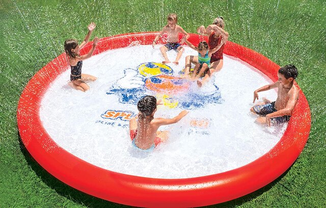 Giant 12 ft Splash Pad and Slide