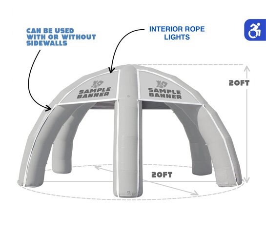 Inflatable Tent, 20ft