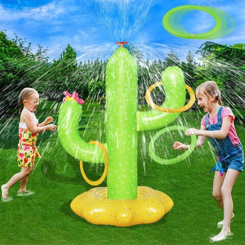 Cactus Sprinkler Ring Toss