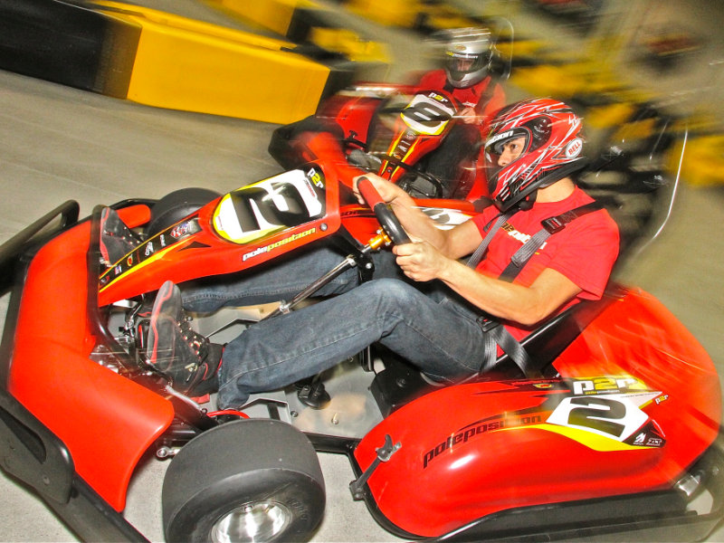 Adult Rookie go kart racers