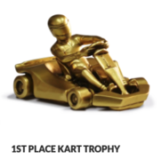 Kart Trophies (1st, 2nd, 3rd Set)