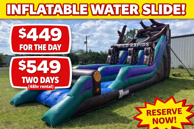 22ft Tall Wild Rapids
