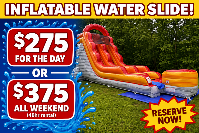 18FT  LAVA DROP Inflatable Water Slide 